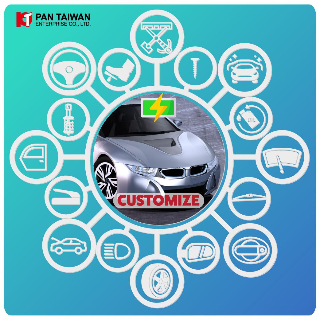 Pan Taiwan pode reproduzir peças para peças de carros elétricos